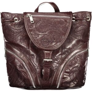 DESIGUAL WOMEN'S BROWN BACKPACK DESIGUAL