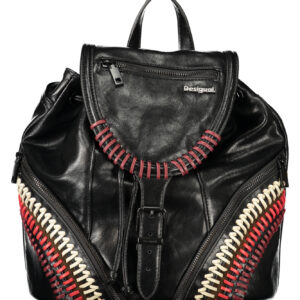 DESIGUAL WOMEN'S BLACK BACKPACK DESIGUAL