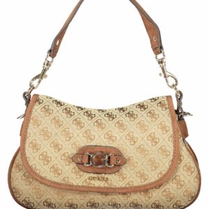 GUESS JEANS WOMEN'S BEIGE BAG GUESS JEANS