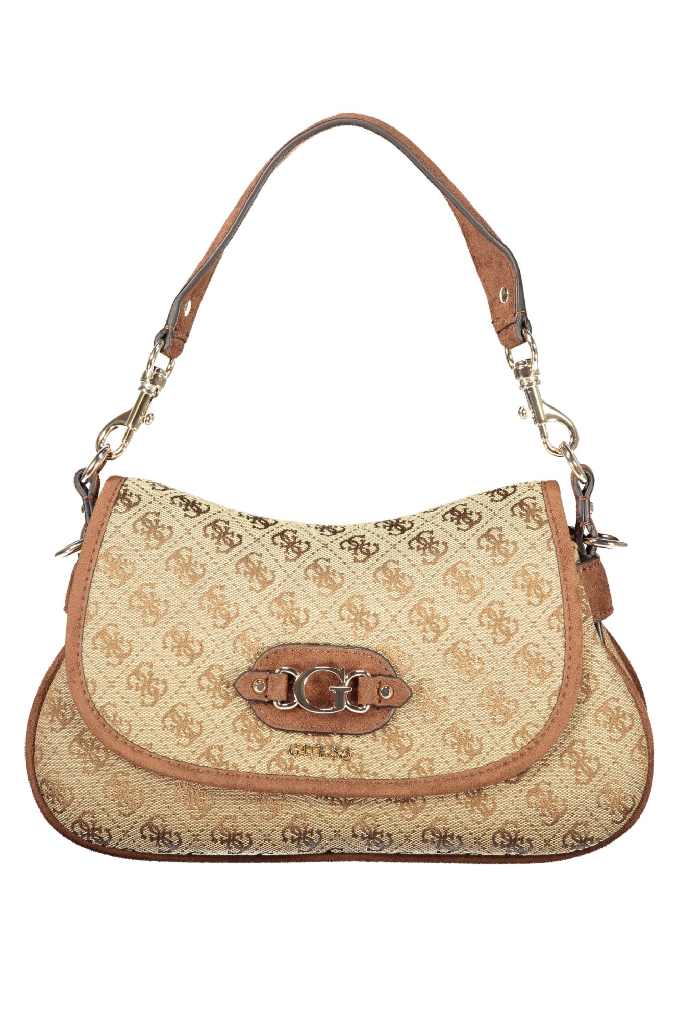 GUESS JEANS WOMEN'S BEIGE BAG GUESS JEANS