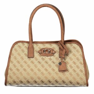 GUESS JEANS WOMEN'S BEIGE BAG GUESS JEANS