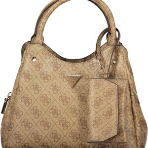 GUESS JEANS WOMEN'S BEIGE BAG GUESS JEANS