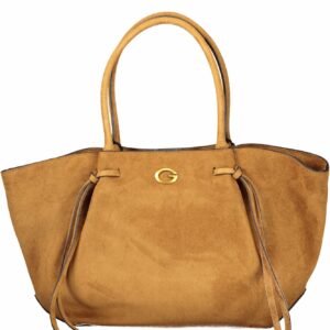 GUESS JEANS WOMEN'S BROWN BAG GUESS JEANS