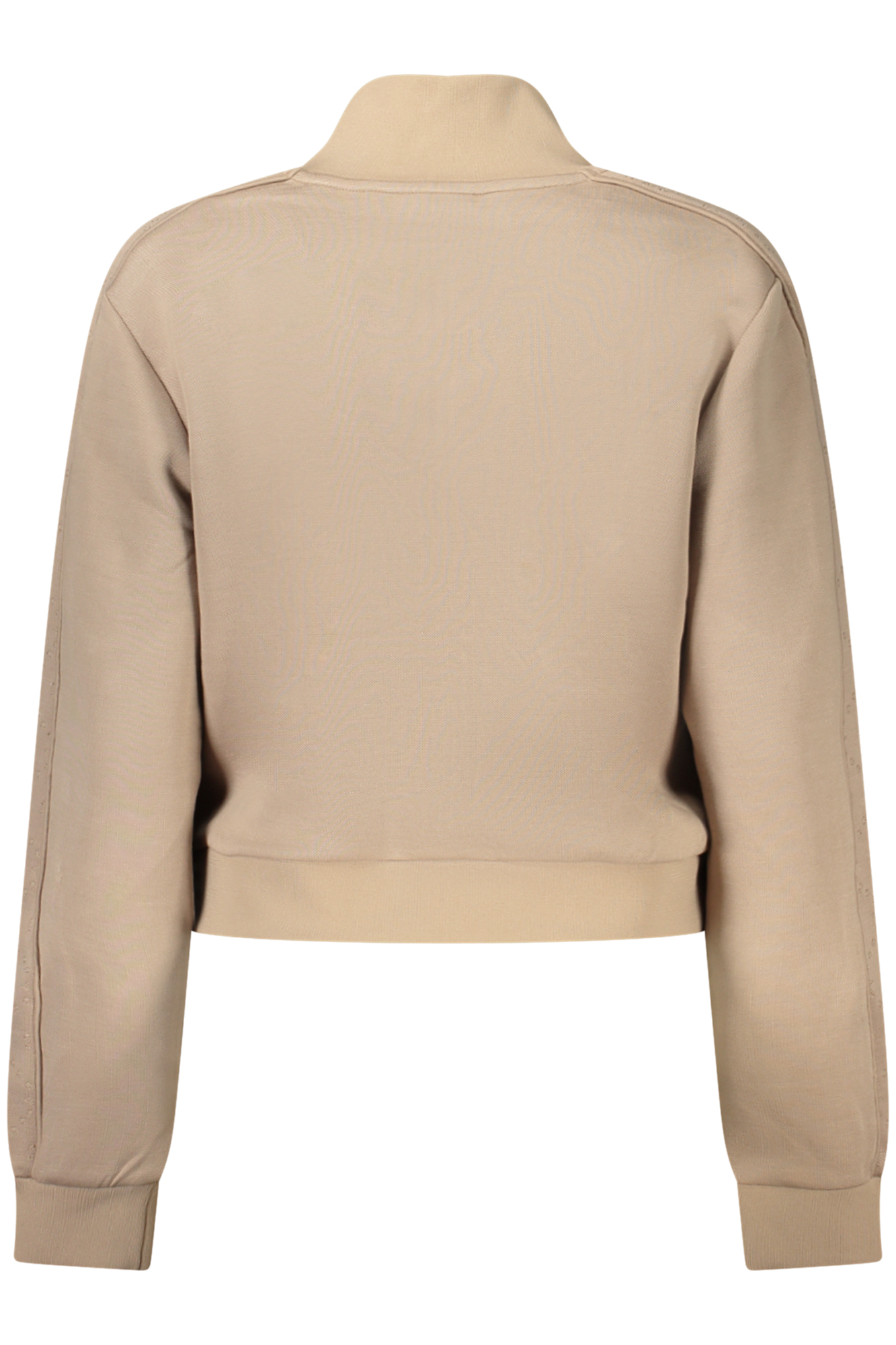 GUESS JEANS WOMEN'S BEIGE ZIP-UP SWEATSHIRT - Image 2