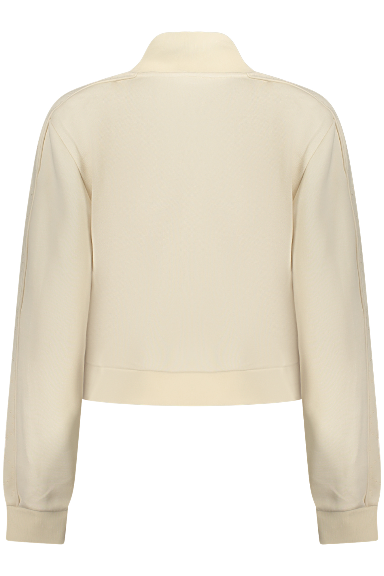 GUESS JEANS WOMEN'S BEIGE ZIP-UP SWEATSHIRT - Image 2