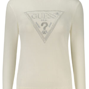 GUESS JEANS WOMEN'S WHITE SWEATER GUESS JEANS