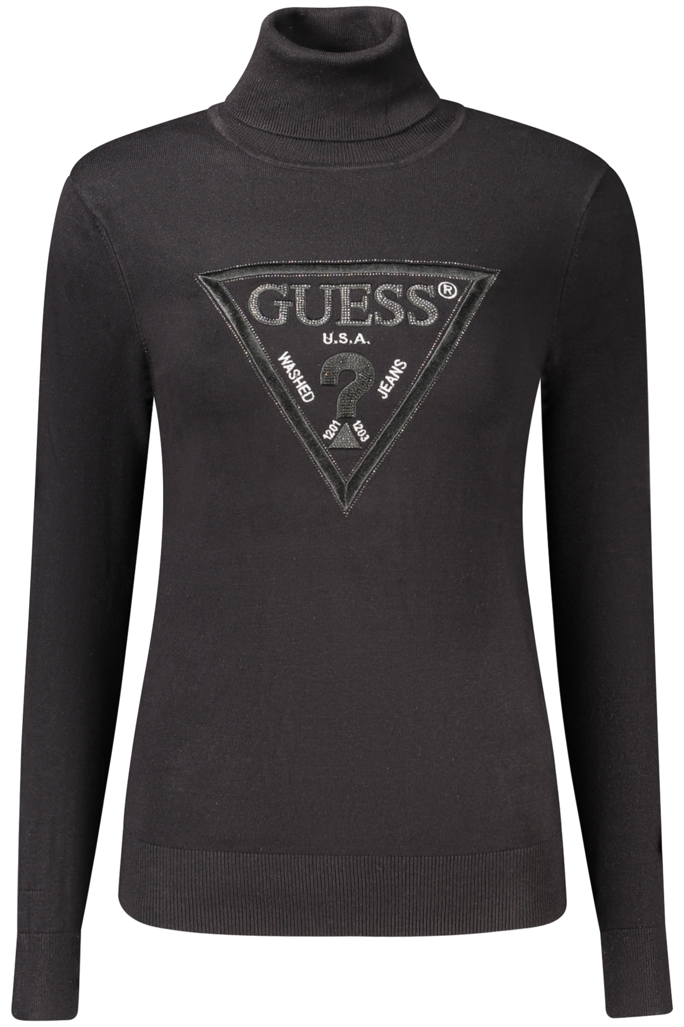GUESS JEANS WOMEN'S BLACK SWEATER GUESS JEANS