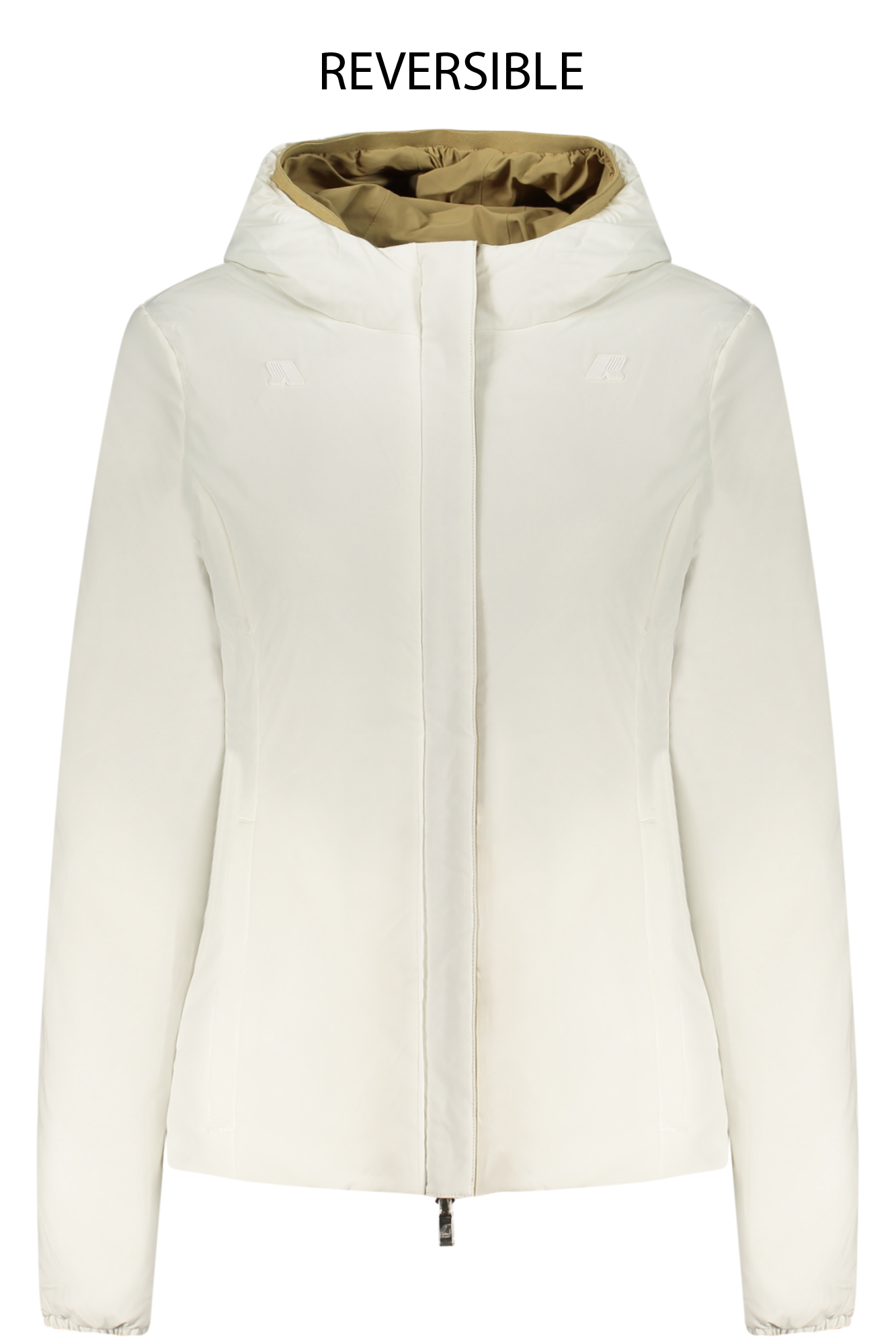 K-WAY WOMEN'S BEIGE JACKET - Image 3