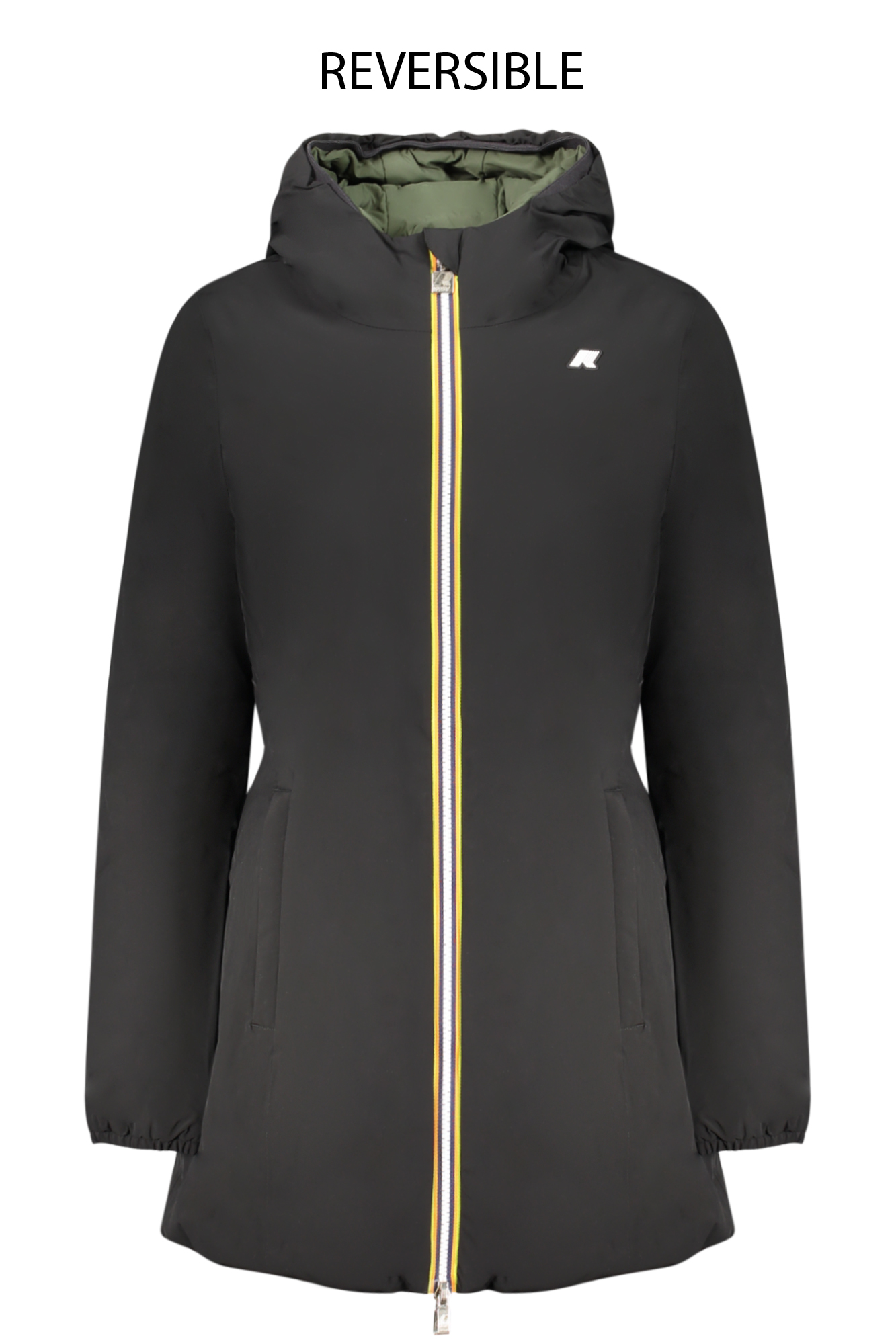 K-WAY WOMEN'S BLACK JACKET K-WAY