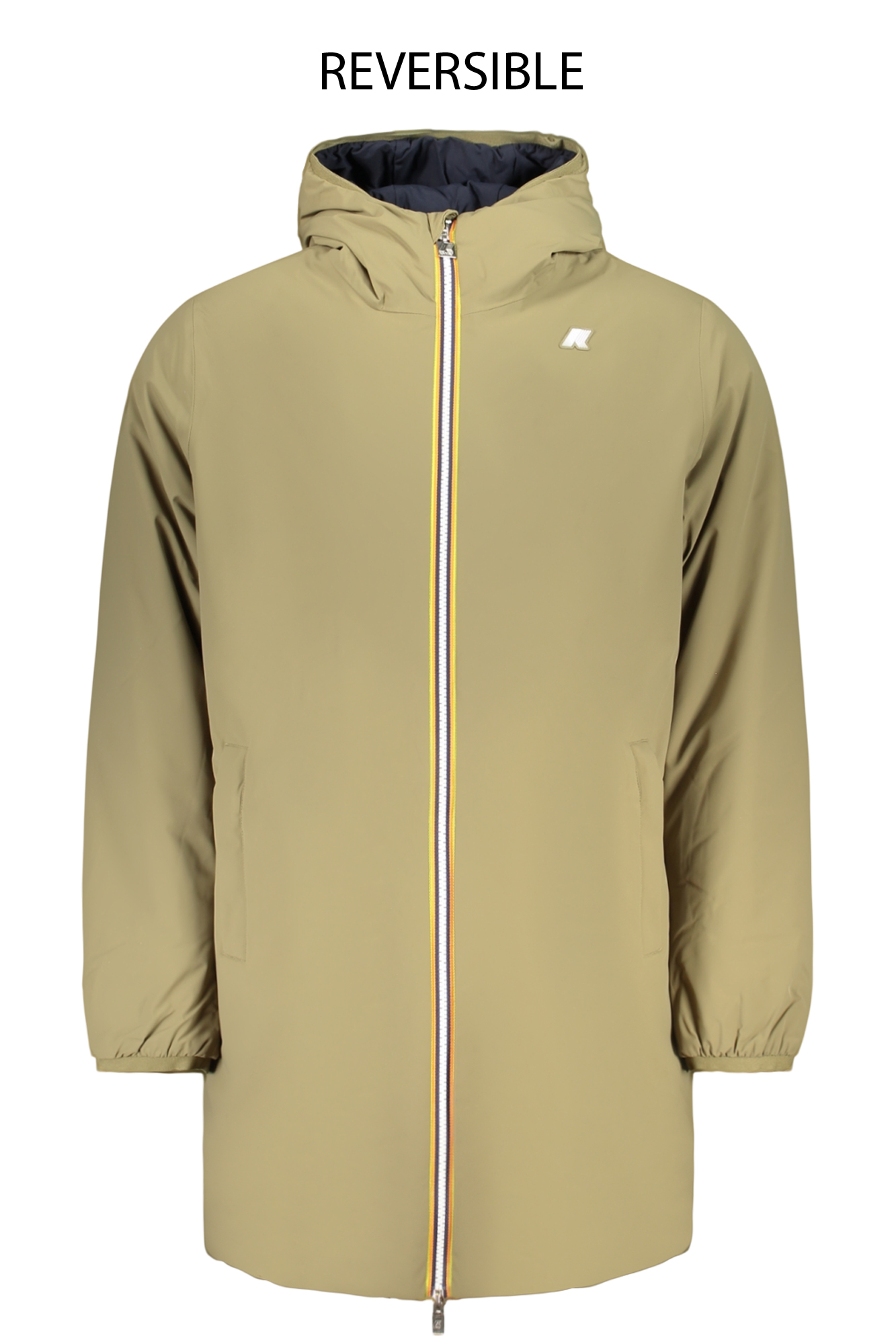 K-WAY MEN'S GREEN JACKET K-WAY
