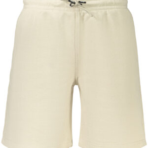K-WAY MEN'S SHORT TRACKSUIT TROUSERS BEIGE K-WAY
