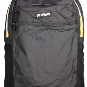 K-WAY MEN'S BLACK BACKPACK K-WAY