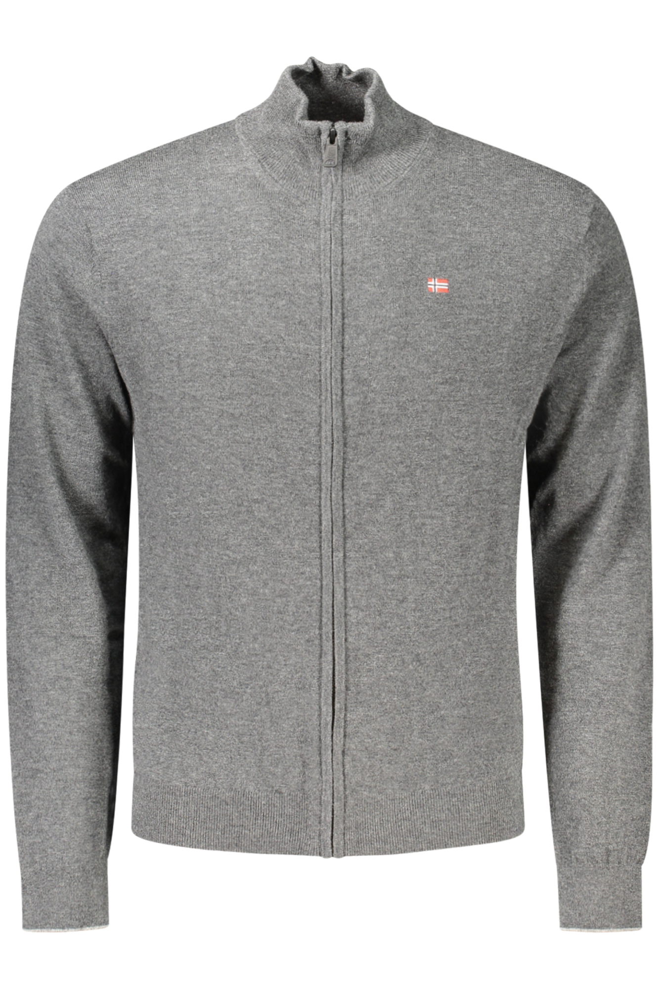 NAPAPIJRI MEN'S GREY CARDIGAN NAPAPIJRI