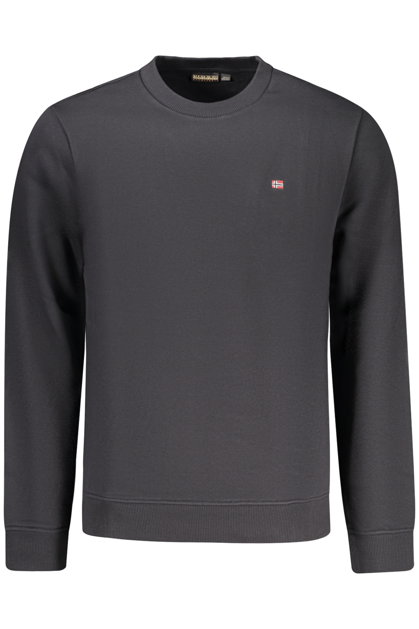 NAPAPIJRI MEN'S BLACK ZIP-UP SWEATSHIRT NAPAPIJRI