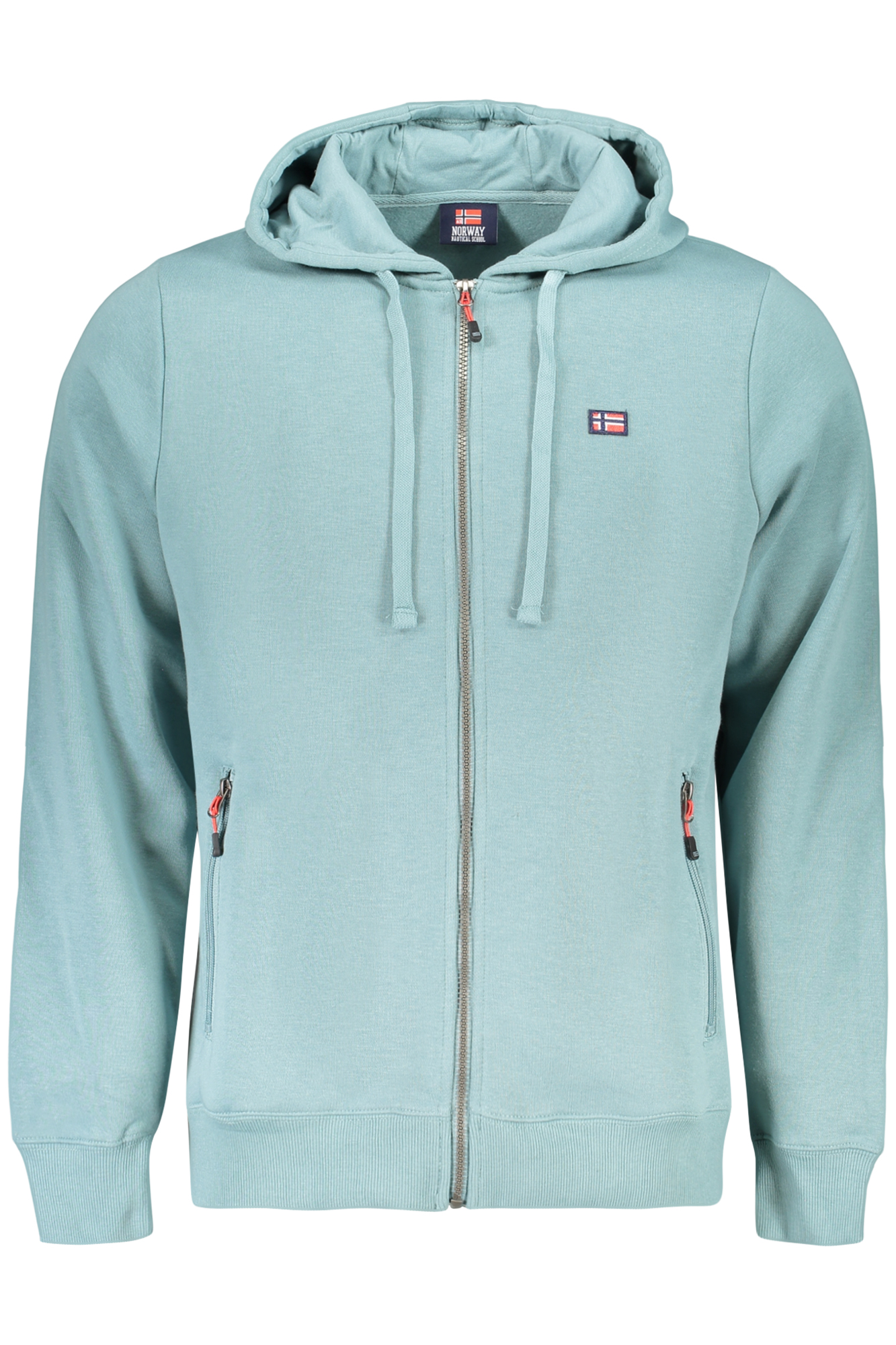 NORWAY 1963 MEN'S GREEN ZIP-UP SWEATSHIRT NORWAY 1963