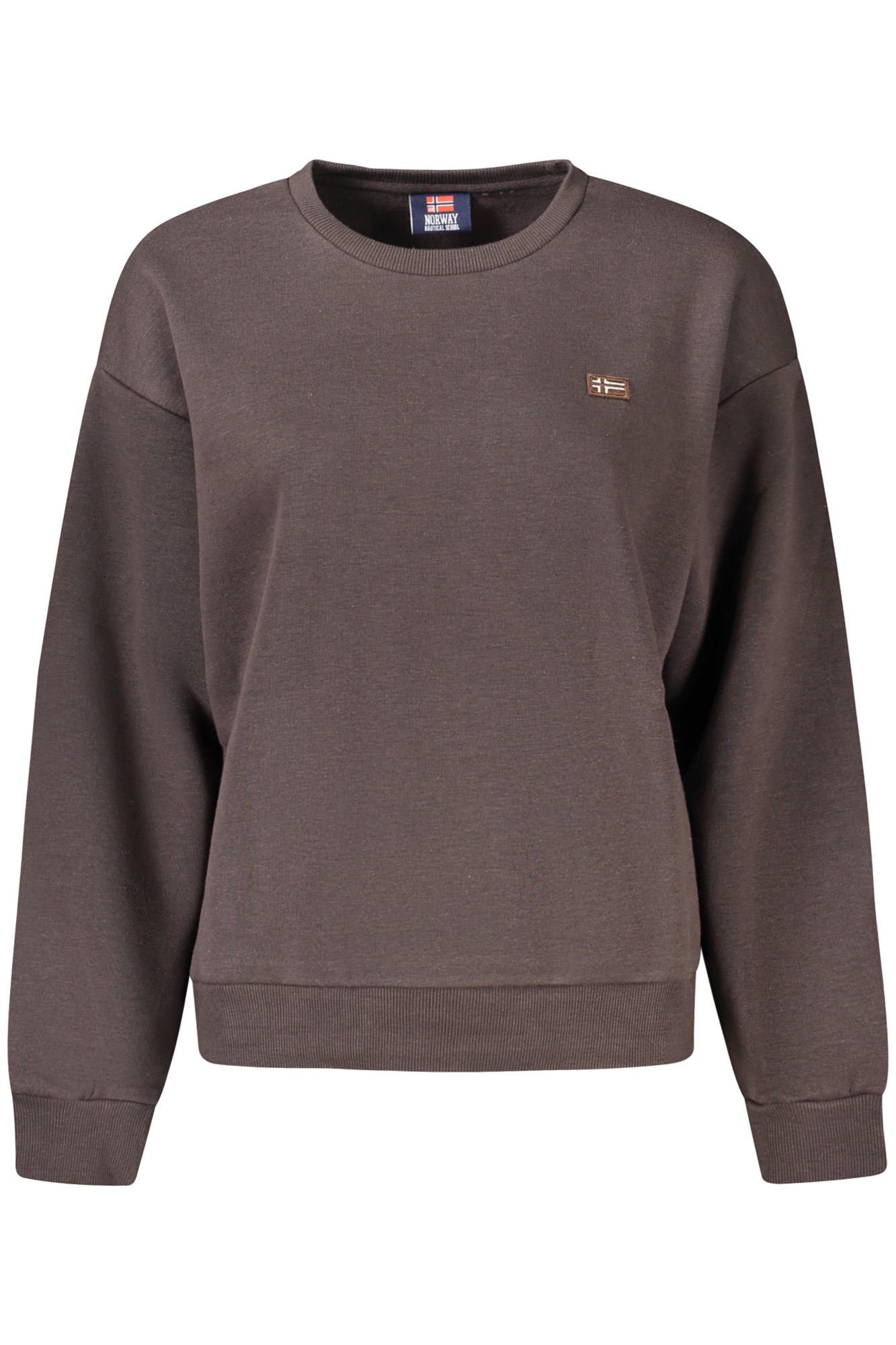 NORWAY 1963 WOMEN'S BROWN ZIP-UP SWEATSHIRT NORWAY 1963