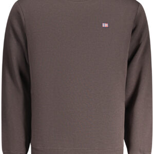NORWAY 1963 MEN'S BROWN ZIP-UP SWEATSHIRT NORWAY 1963