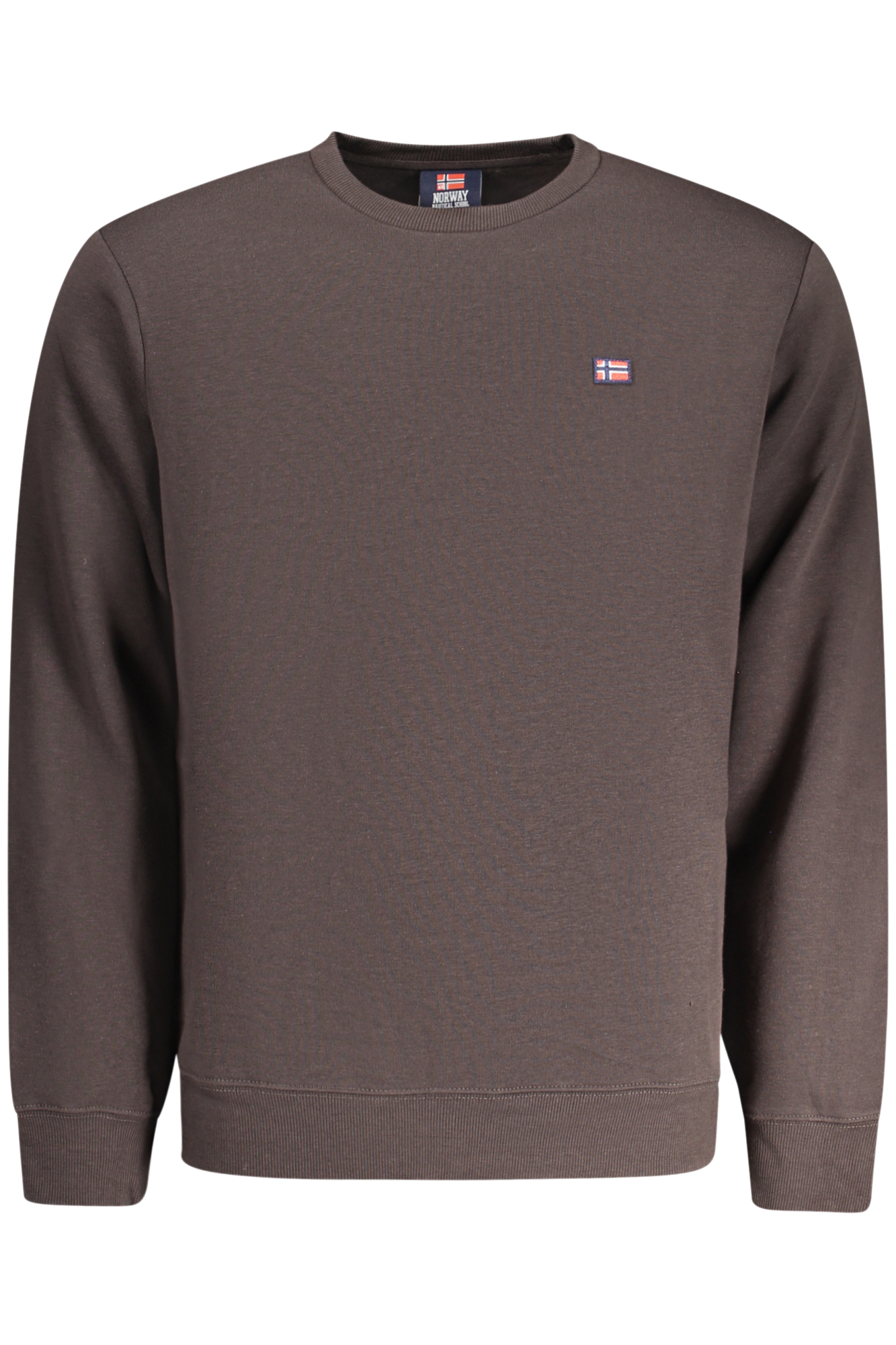 NORWAY 1963 MEN'S BROWN ZIP-UP SWEATSHIRT NORWAY 1963