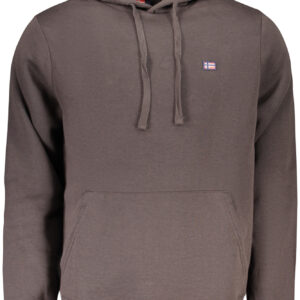 NORWAY 1963 MEN'S BROWN ZIP-UP SWEATSHIRT NORWAY 1963