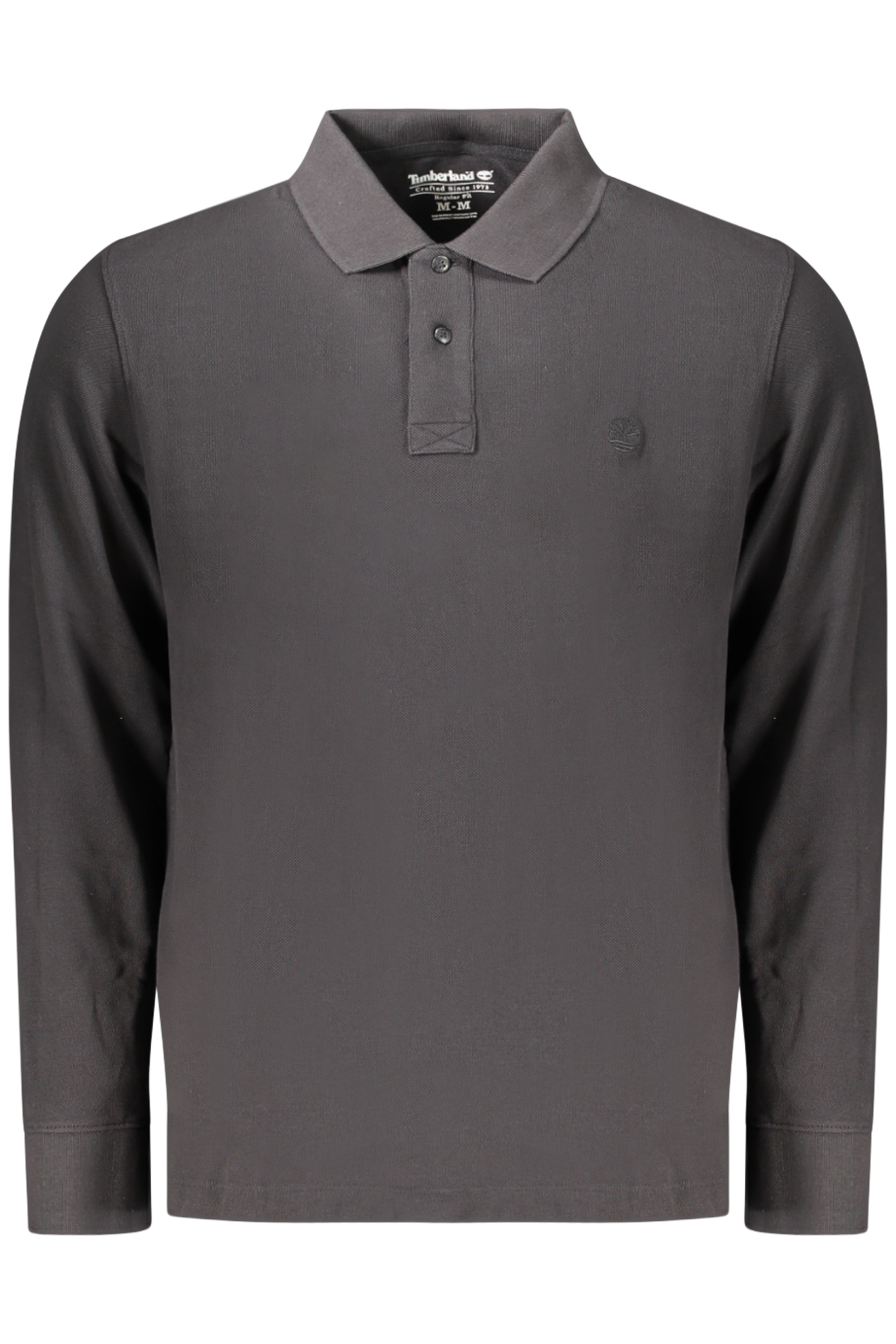 TIMBERLAND MEN'S LONG-SLEEVE POLO SHIRT BLACK TIMBERLAND