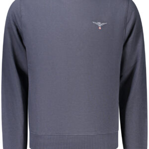 MILITARY ACADEMY MEN'S BLUE ZIP-UP SWEATSHIRT ACCADEMIA MILITARE