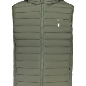 MILITARY ACADEMY MEN'S GREEN SLEEVELESS JACKET ACCADEMIA MILITARE