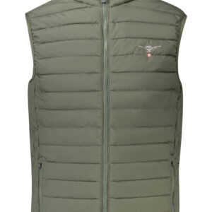 MILITARY ACADEMY MEN'S GREEN SLEEVELESS JACKET ACCADEMIA MILITARE