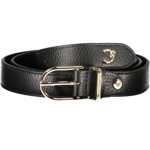 COCCINELLE WOMEN'S BLACK LEATHER BELT COCCINELLE