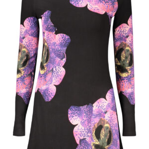 DESIGUAL SHORT DRESS FOR WOMEN IN BLACK DESIGUAL