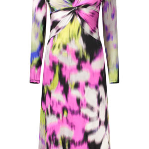 DESIGUAL WOMEN'S LONG PINK DRESS DESIGUAL