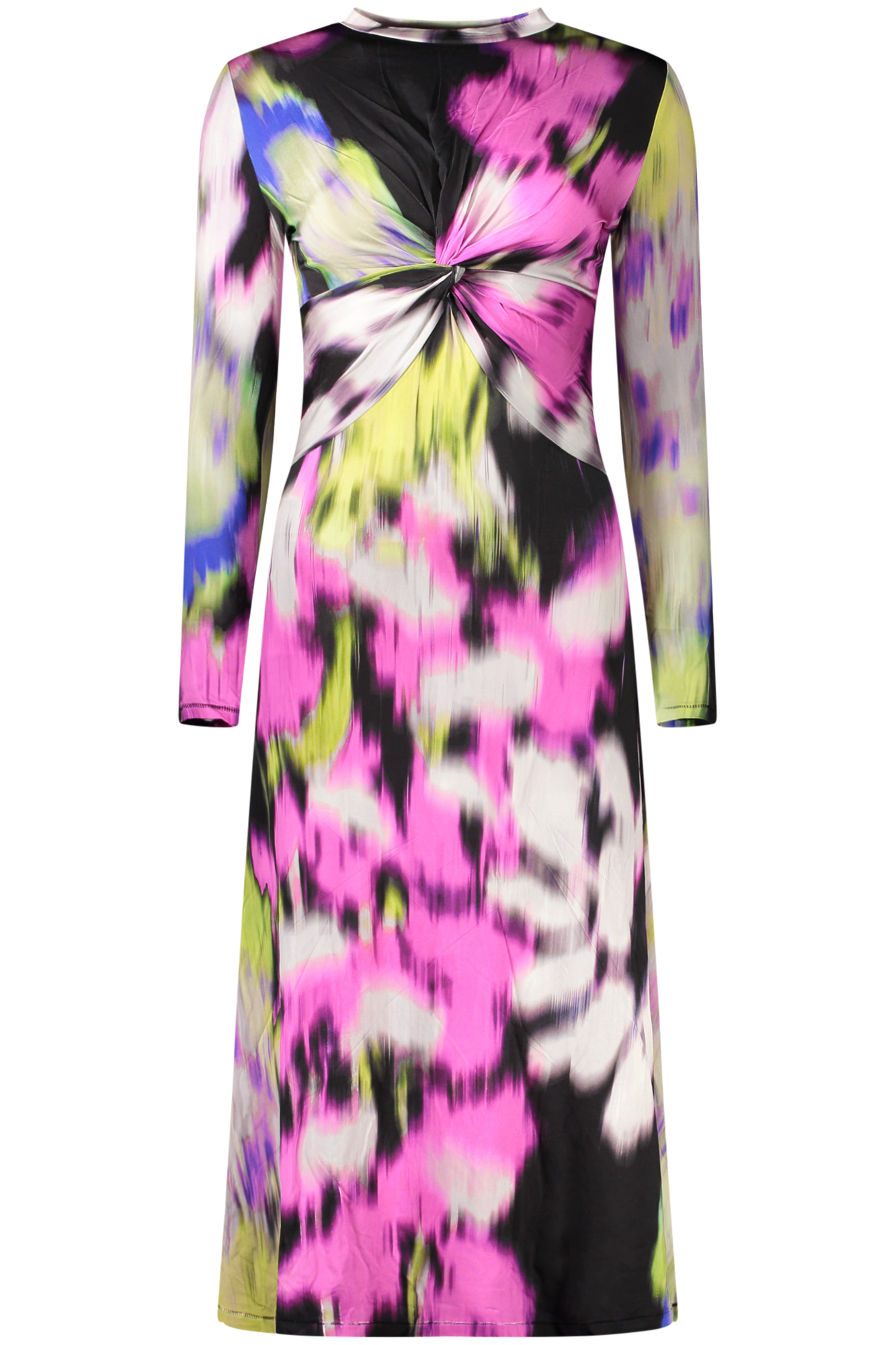 DESIGUAL WOMEN'S LONG PINK DRESS DESIGUAL