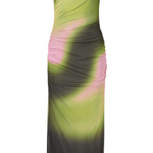 DESIGUAL WOMEN'S LONG DRESS GREEN DESIGUAL