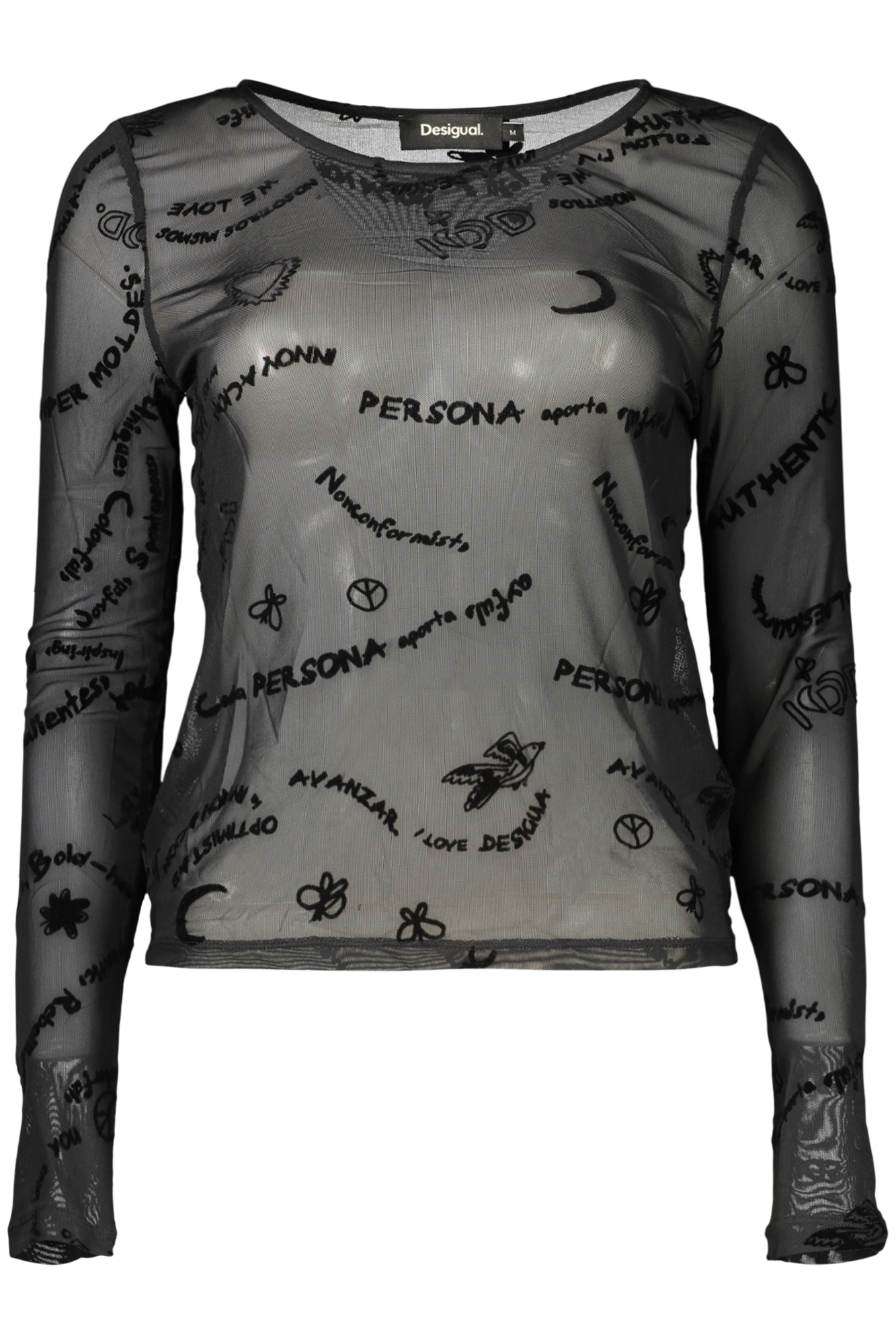 DESIGUAL WOMEN'S BLACK TROUSERS - Image 3
