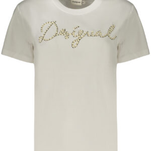 DESIGUAL WOMEN'S SHORT-SLEEVE T-SHIRT WHITE DESIGUAL