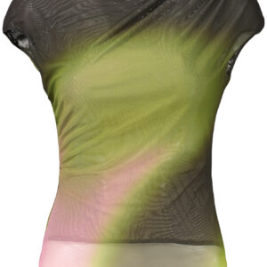 DESIGUAL WOMEN'S SLEEVELESS T-SHIRT GREEN DESIGUAL