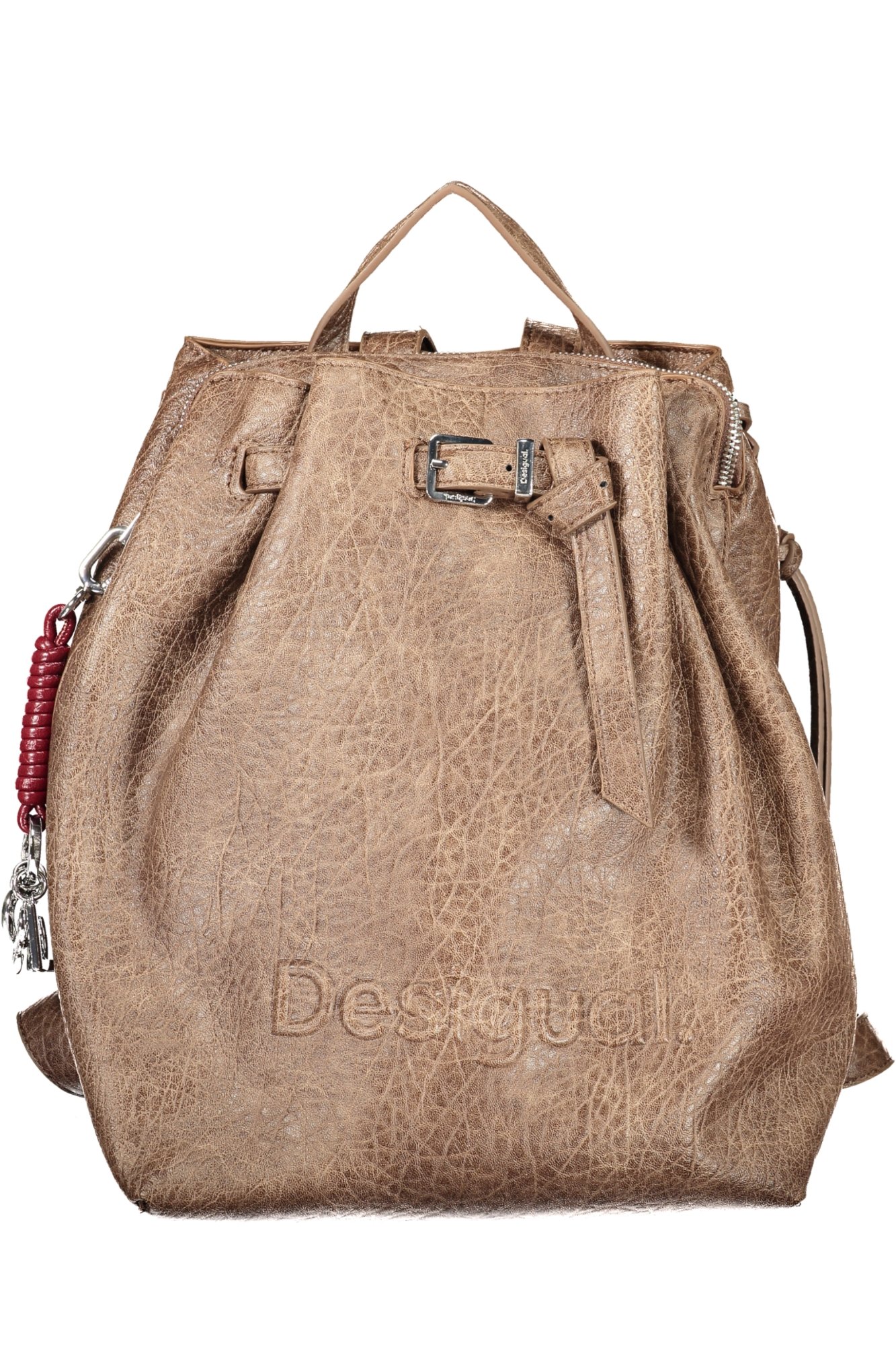 DESIGUAL WOMEN'S BROWN BACKPACK DESIGUAL