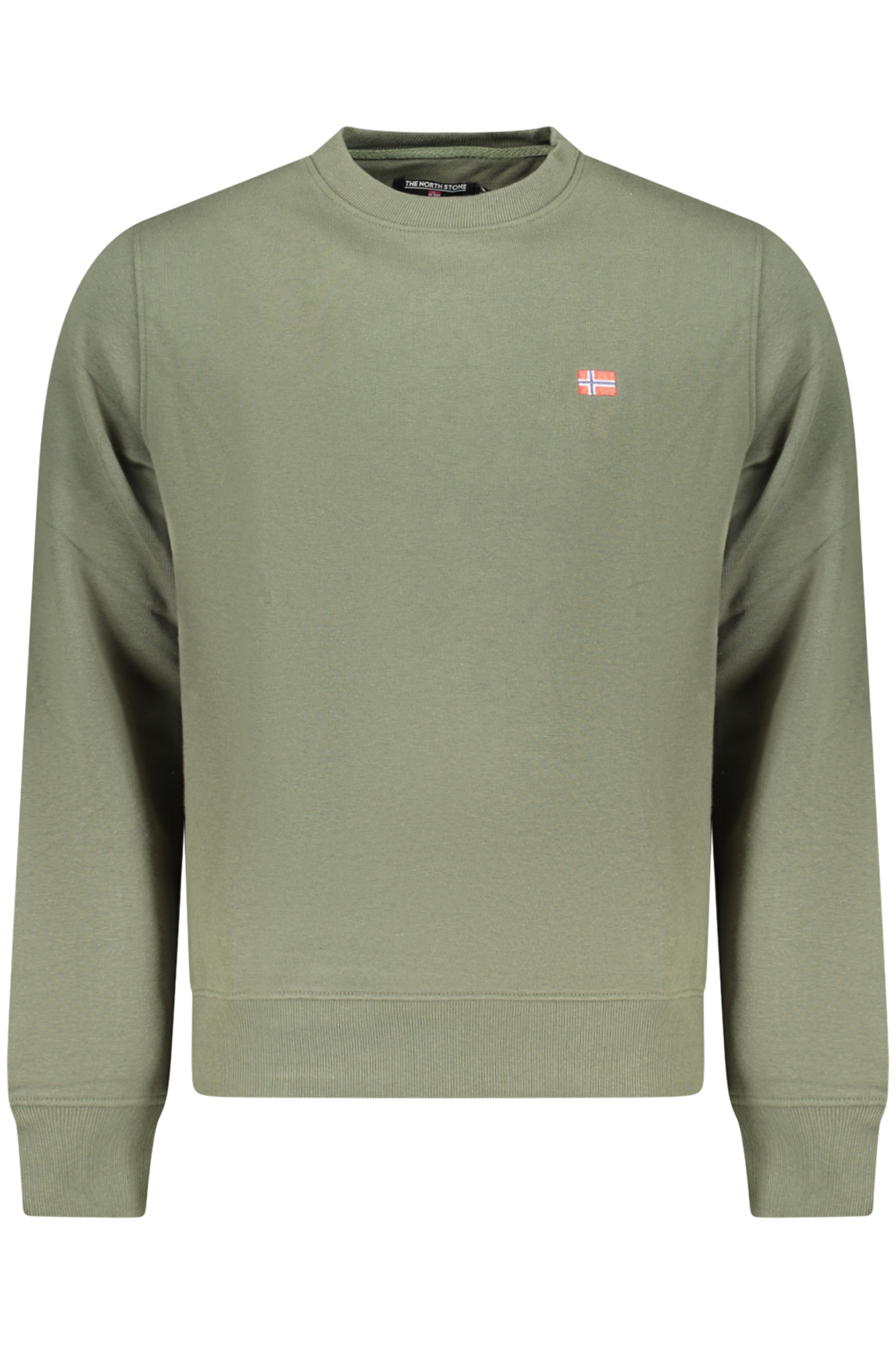 THE NORTH STONE MEN'S ZIP-UP SWEATSHIRT GREEN THE NORTH STONE