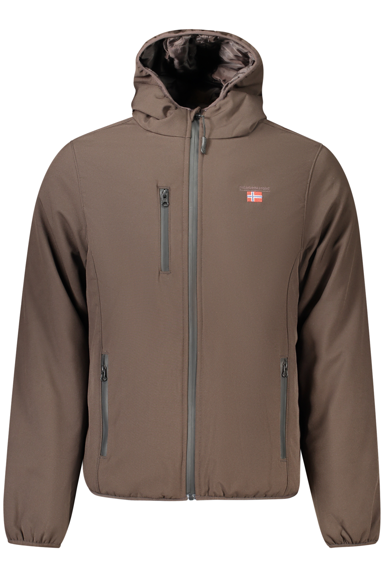THE NORTH STONE MEN'S BROWN JACKET THE NORTH STONE