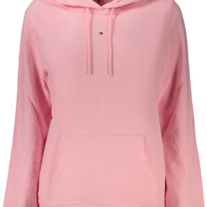 TOMMY HILFIGER WOMEN'S PINK ZIP-UP SWEATSHIRT TOMMY HILFIGER