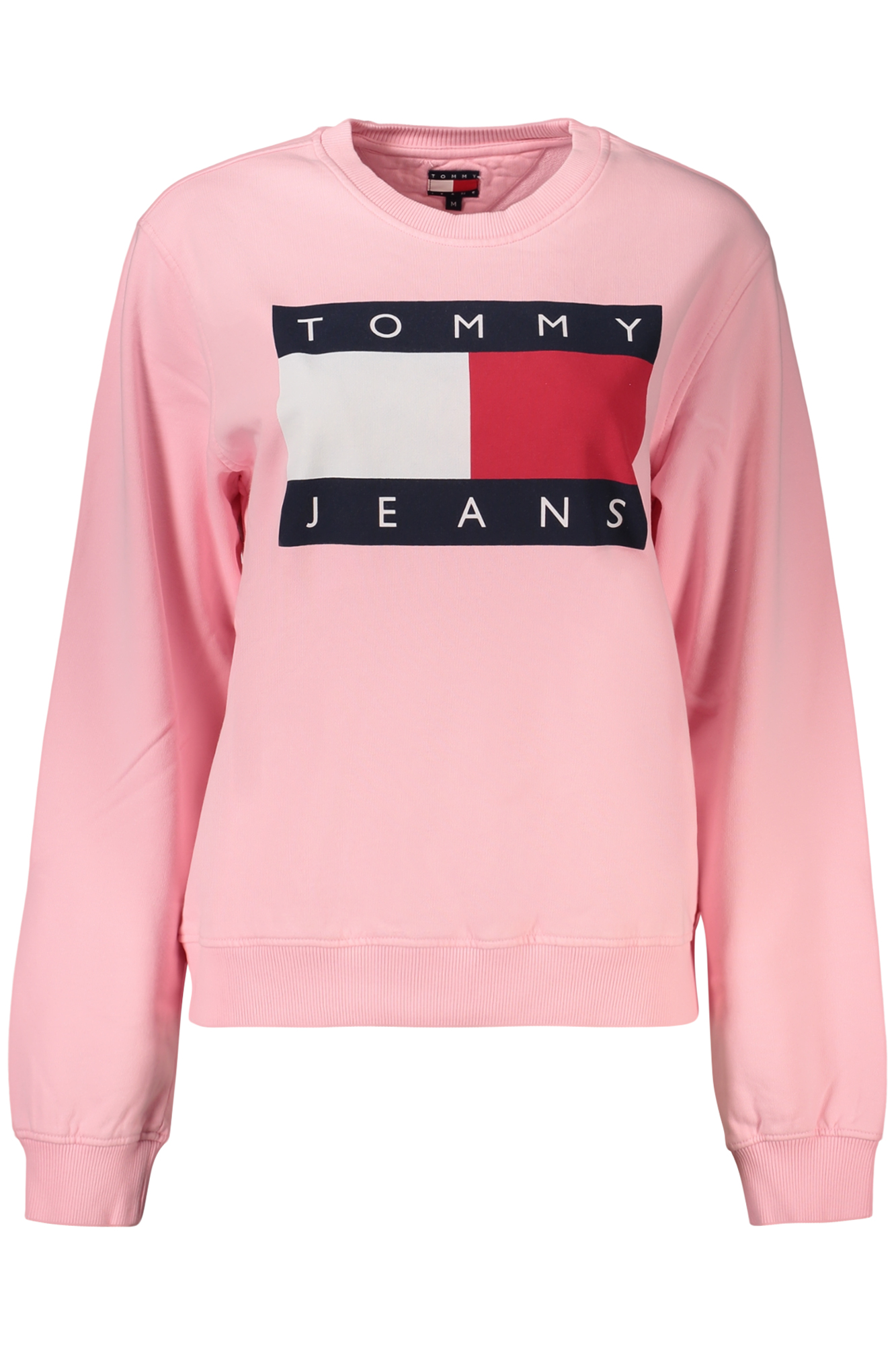 TOMMY HILFIGER WOMEN'S PINK ZIP-UP SWEATSHIRT TOMMY HILFIGER