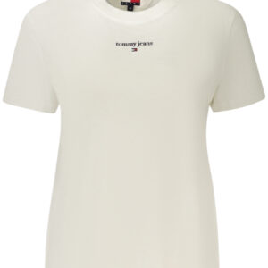 TOMMY HILFIGER WOMEN'S SHORT-SLEEVE T-SHIRT WHITE TOMMY HILFIGER