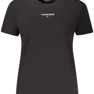 TOMMY HILFIGER WOMEN'S SHORT-SLEEVE T-SHIRT BLACK TOMMY HILFIGER